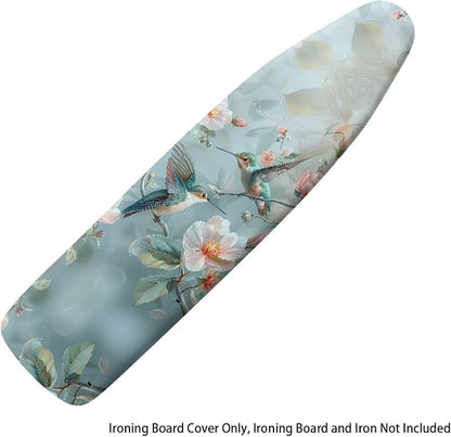 Hummingbird Design Ironing Board Cover and Pad Elastic Edge