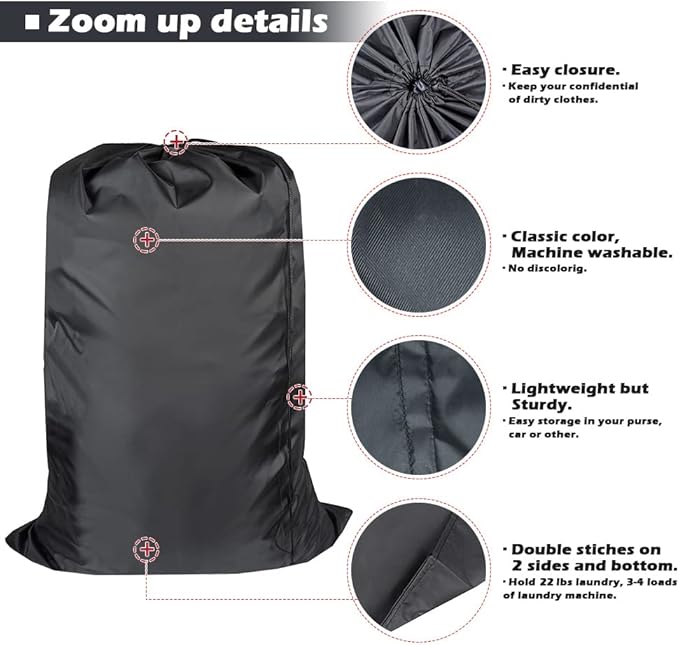Washable Travel Laundry Bag