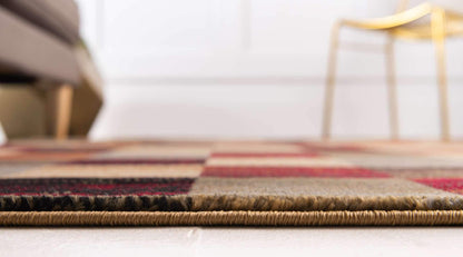 Unique Loom Barista Collection Area Rug - Gava (2' 2" x 6' 1" Runner, Multi/ Brown)