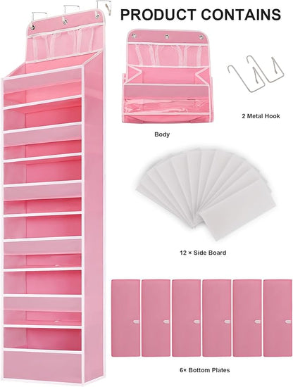 Over Door Hanging Organizer, No Tilt Baby Closet Organizer