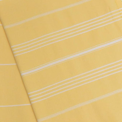 Bersuse Towels Anatolia XL Beach Blanket Throw Blanket Turkish Towel 100% Cotton Extra-Large Quick-Dry Lightweight Premium Peshtemal Towel - 61x82 Inches, Yellow (Set of 3)
