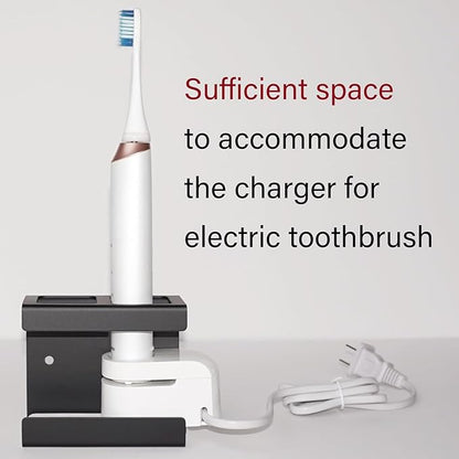 Set of 2 Electric Toothbrush Holder Wall Mounted, 18/8 Stainless Steel