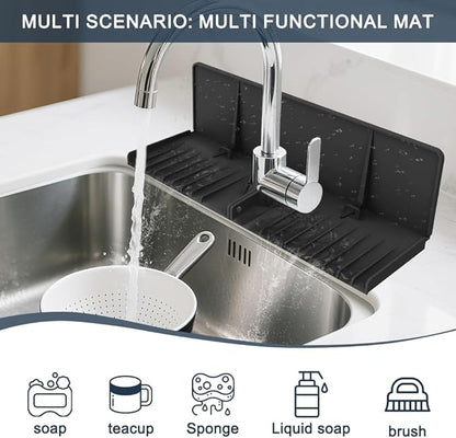 Silicone Faucet Drip Catcher Tray Mat