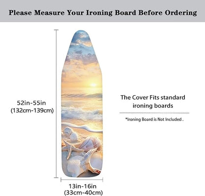 Sea Star Ironing Board Pad and Cover Standard Ironing Board Cover Scorch and