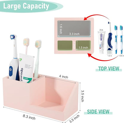 Diatomite Toothbrush Holders for Bathrooms, Quick Dry Electric Tooth Brush and