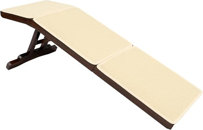 PetSafe CozyUp Wooden Couch Ramp for Cats & Dogs, Furniture-Grade with High-Traction Carpet Surface, Espresso