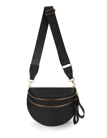 Spacious Nylon Crossbody Bag Bum Bag Handbags Wallets Purses Trendy Shoulder Bag for Women