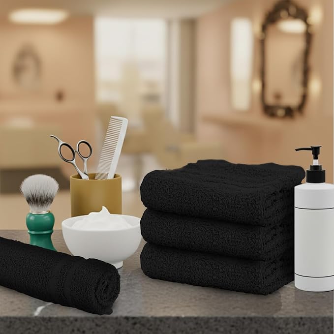Hand Towels Pack of 40, 100% Cotton, 16 x 27 Inches, Highly Absorbable