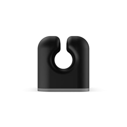OTTOCAST Mini Cable Management Clip Kit with Adhesive, Cord Organizer, Wire Holder for Desk, Nightstand, Phone Charger, Computer, Home, Office, Car, Black, 5 Pack