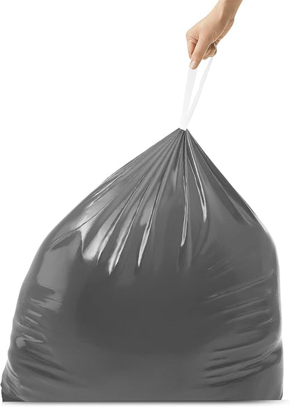 simplehuman Code Q 200 Count, Genuine Odorsorb Custom Fit Liners, Drawstring