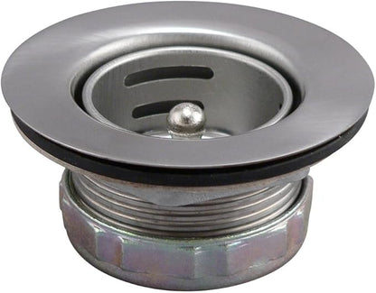 Plumb Pak 878PC Keeney Stainless Steel Junior Duo Bar Sink Strainer