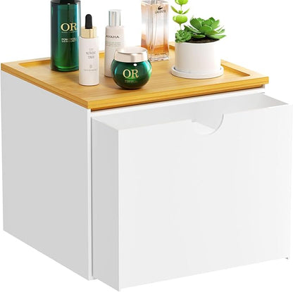 VITVITI Drawer Disposable Face Towel Holder Box, Acrylic Facial Towel Container