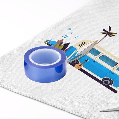 PYD Life 6 Rolls Heat Resistant Thermal Tape Blue 0.8 Inch x 52 Ft Sublimation Blanks Up to 250 C(480 F) for Sublimation Tumblers Mugs T-Shirts Print Heat Press