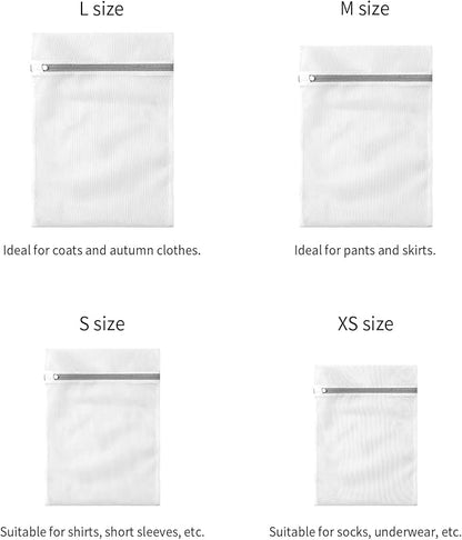 10 Pack Mesh Laundry Bags for Delicates