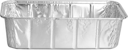 PARTY BARGAINS 2 lb Loaf Pans Disposable Aluminum Bread Tins, 100 Pack – Heavy-Duty Oven-Safe Bakeware (Max 240°C) for Bread Loaf, Meatloaf, Cakes, Parties & Events