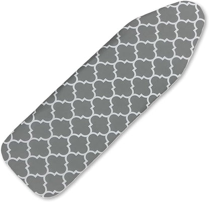 Ironing Board Cover and Pad, Sewn-in Thick Feltpads, Elastic Edge, Fits