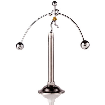 Sunnytech Steel Balance Toy Weightlifter Kinetic Art Balance Toy Balancing Decompressive Science Psychology Home Offic Decor Desk Decor WJ049