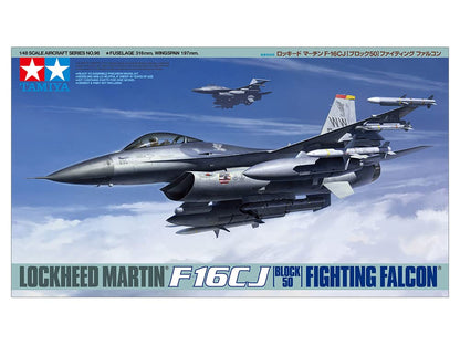Tamiya 61098 1/48 Lockheed Martin F-16CJ Plastic Model Airplane Kit