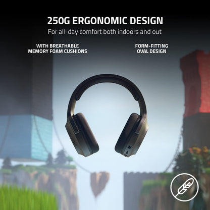 Razer Barracuda X - Wireless Multi-Platform Gaming and Mobile Headset (SmartSwitch Dual Wireless, Ergonomic Design, Triforce 40 mm, Cardioid Mic, On-Headset Controls, 50h Battery USB-C) Black