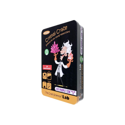 The Purple Cow- The Crazy Scientist Crystal Craze Experiment Stem Education Science Kit for Kids Boys & Girls Aged 10+