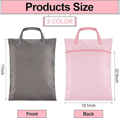 2 Pcs Travel Laundry Bags Waterproof