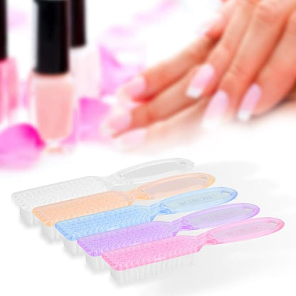 NICEMOVIC 20 Pcs Nail Brush for Cleaning Fingernails, Handle Grip Nail Scrubber