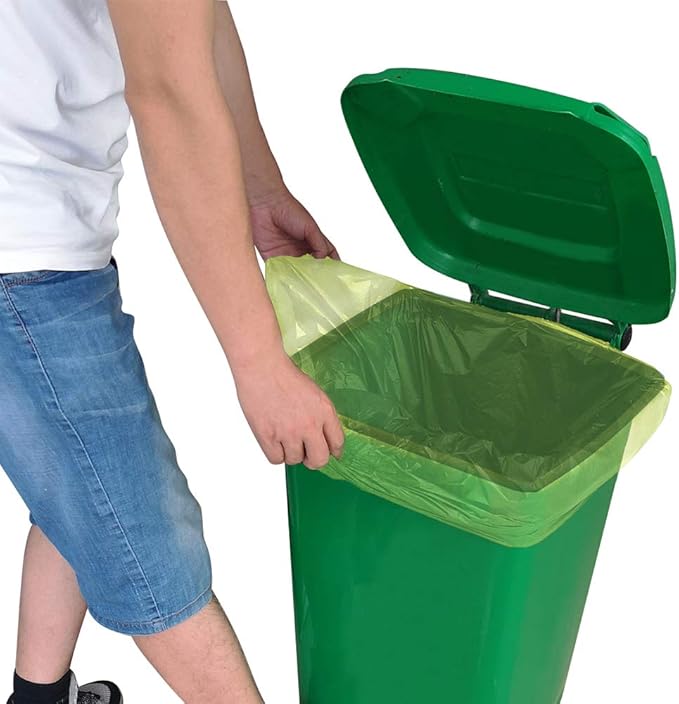 13-15 Gallon Trash Bags Plant Based Garbage Bags Recycling Unscented Tall