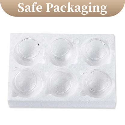 Sziqiqi Hanging Glass Globes Orbs Tea Light Candle Holders fillable with Trinkets for Wedding Ornaments, Wedding Birthday Christmas Party Centerpiece Accessory 2.36inch 30pcs +6 Extra