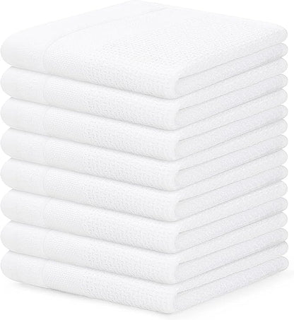 Homaxy 100% Cotton Dish Cloths, 8 Pack