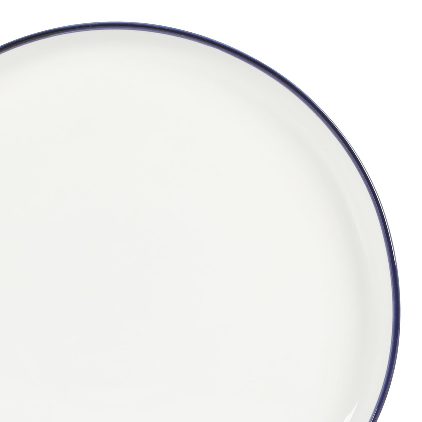 Gibson Home Summer Shades 16 Piece Plates and Bowls Dishes Service for 4 Porcelain Dinnerware Set - White