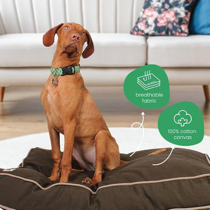 Molly Mutt Small Dog Bed Cover - Landslide Print - Measures 22"X27"X5"- 100% Cotton - Durable - Breathable - Sustainable - Machine Washable Dog Bed Cover