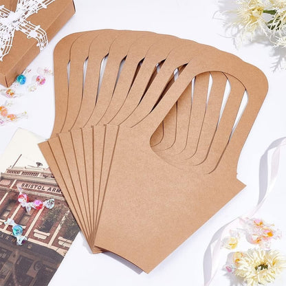 WWT 20 Pcs Flower Bags for Bouquets,Flower Bouquet Bags with Handles,Florist Supplies for Mother's Day Wedding