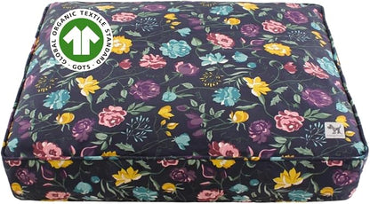 Molly Mutt Friday Morning Dog Bed Duvet Cover, GOTS-Certified 100% Organic Cotton Canvas Cover for Dog, Puppy, or Cat Bed, Durable, Washable, and Free of Harmful Chemicals, Huge, 36"x45"x5"