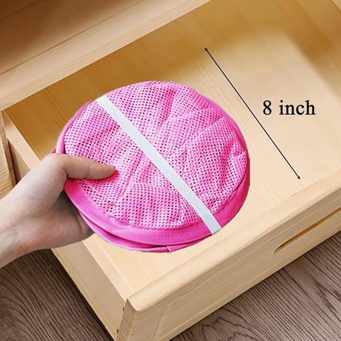 Pop Up Laundry Hamper, Portable Mesh Laundry Basket, Collapsible Clothes