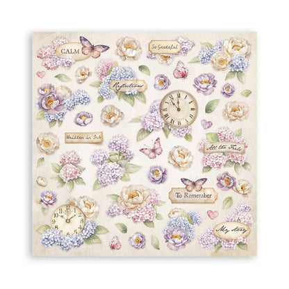 Stamperia - Scrapbook Paper Pad for Scrapbooking, Albums, Card Making, Bullet Journalling and More, Acid Free, Double-Sided, Perfect for Hobbies, Crafts, and Gifting (Quiet Days) (20.3 x 20.3cm)