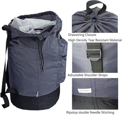 Washable Laundry Bag Backpack