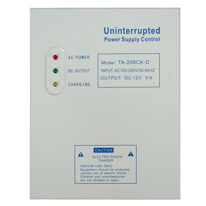 Power Supply Controller for Door Access System Electric Lock Intercom Camera Input 110V-240V AC to Output 12V DC 5A