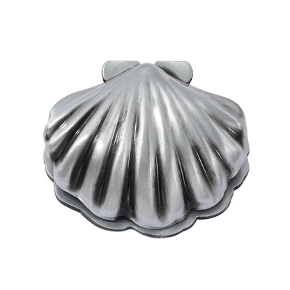 Shell Metal Binder Clips, Gold Vintage Book Clips, Journal Holder for Office Supplies, Students Book Lover Desk Organization (Silver Shell)