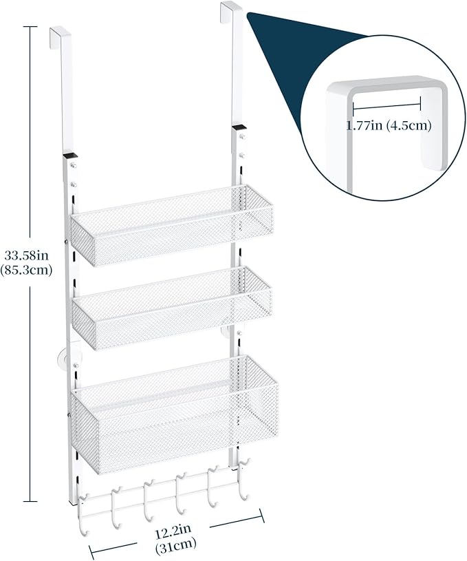 Consumest Over The Door Hooks Organizer