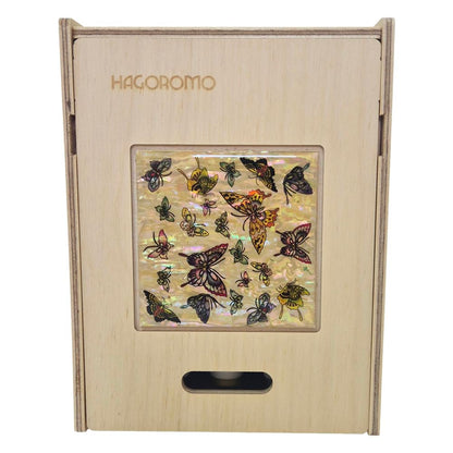 Hagoromo Wood Holder Case with 5 Colors Chalk Holder