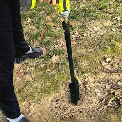 Auger Drill Bit for Planting - 3" x 36" Plant Auger for Cordless Drill - Bulb Planter Tool for Bulbs Planting&Holes Digging - 3/8" Hex Drive Drill