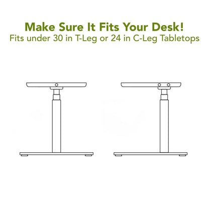 PERFECT POSTURE Max Under Desk Storage Drawer – Large Desk Drawer with Lock for Regular & Sit-Stand Standing Desks, White (16.2” x 9.3")