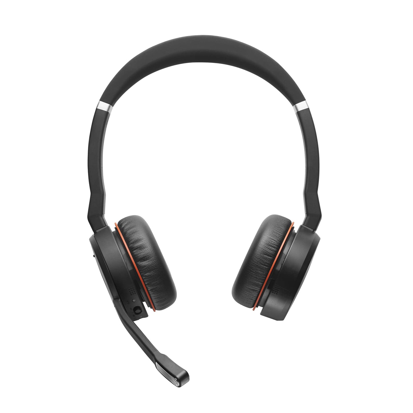 Jabra Evolve 75 MS Wireless Headset, Stereo – Includes Link 370 USB Adapter – Bluetooth Headset with World-Class Speakers, Active Noise-Cancelling Microphone, All Day Battery