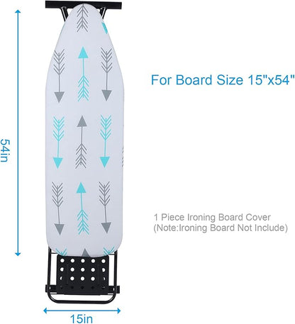 BNDX Ironing Board Cover, Stain Resistant & Durable Scorch, 2 Click Buckles