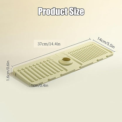 Folding Faucet Mat for Kitchen Sink Upgraded Premium Silicone Splash Guard
