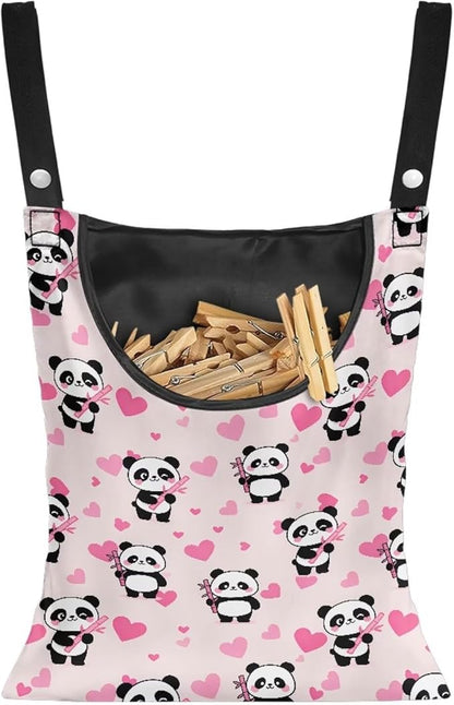 Clothes Pin Hanging Bag, Large Capacity Clothespin Bag Clothes Pin Hanging Bag