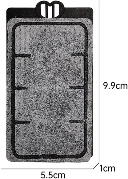 Aquarium Filter Cartridges Suit for 3.5W 280L/H Low-Water Fish Tank Filter Turtle Tank Reptiles Amphibians Frog Crab Cichlids Newt Filter Plate(Cartridges-3PCS)