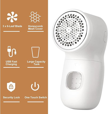Fabric Shaver Lint Remover Sweater Shavers to Remove Pilling, Rechargeable