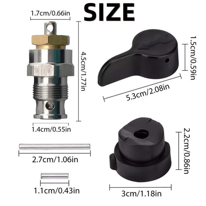 235014 Airless Prime Spray Valve Kit,Drain Valve Compatible with Graco 210 230 390 395 490 495 595 3400 Aftermarketr Airless Paint Sprayer,Replace Airless Spray Painting Machine Accessories 3 Pack
