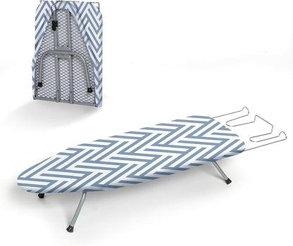 Small Tabletop Ironing Board Foldable, RAINHOL Steel Mesh Portable Iron Board